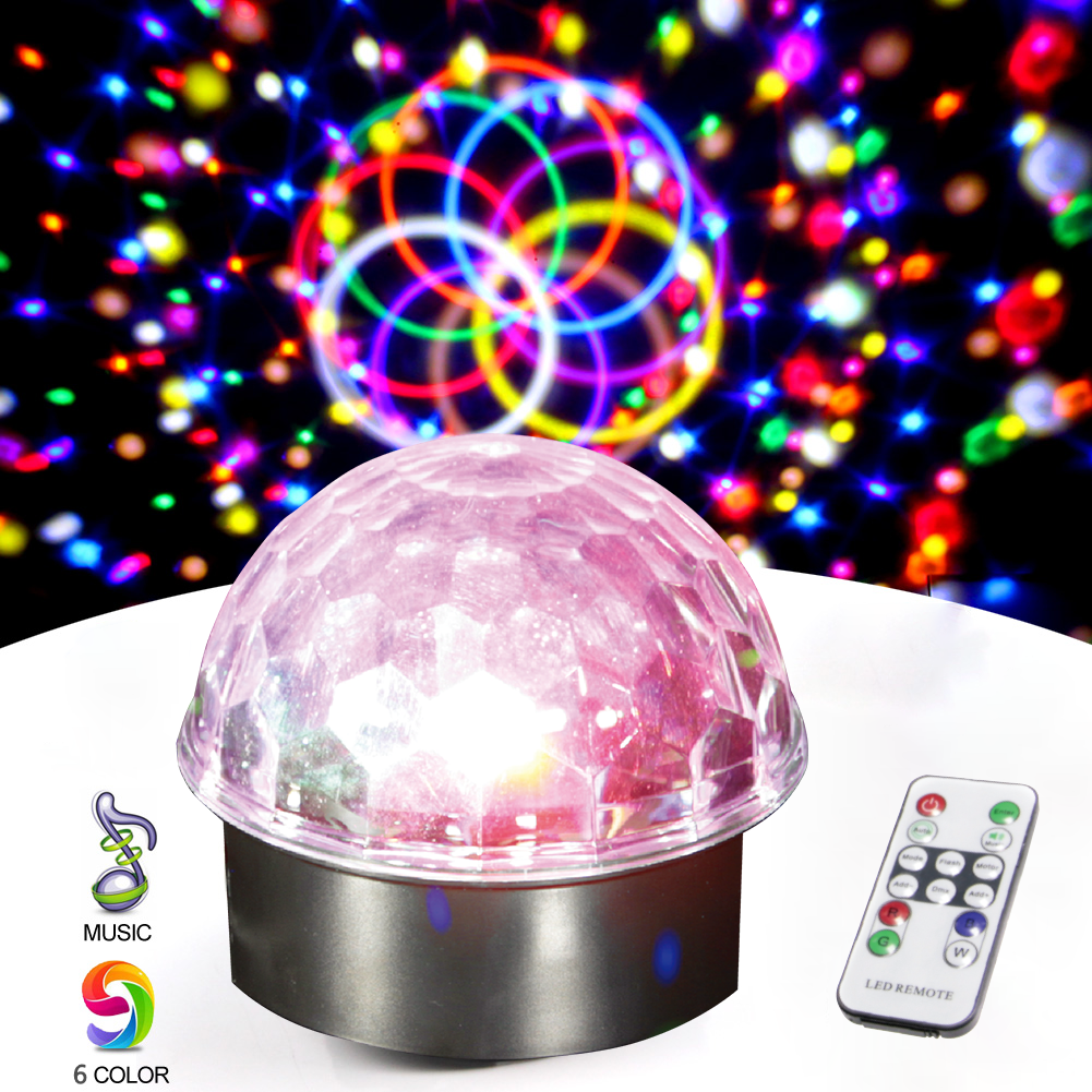 Crystal magic ball disco led light 2025