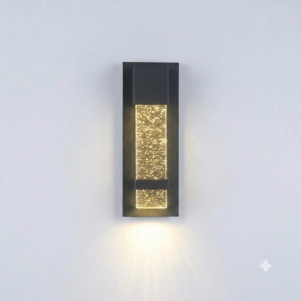 Outdoor Wall  Sconce with Crystal  Glass Exterior Porch Entryway Light 3CCT(PVWL-UD08-30)
