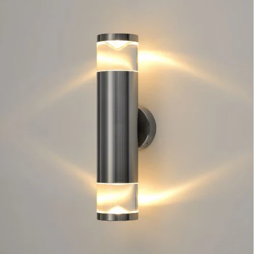 12W Modern Outdoor IP65 LED Cylinder Up  Down Wall Pillar Exterior Light(PVWL-505SC)