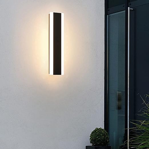 8W 30CM Long Modern LED Outdoor Wall Mount Lighting Fixture Garden Porch Sconce Ceiling Batten