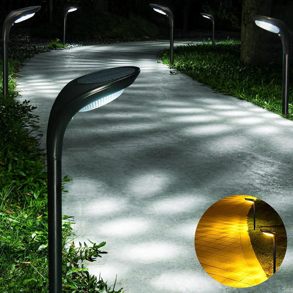 2 Pack Solar Pathway Lights  Landscape Lighting Path Light  3000k/6000k 2 color in 1(PVSL-1218)