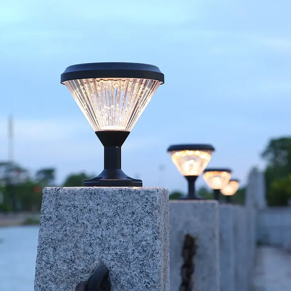 Outdoor Solar Garden Lights Gate Lighting Led Pillar Lamp(PVSL-P0804)