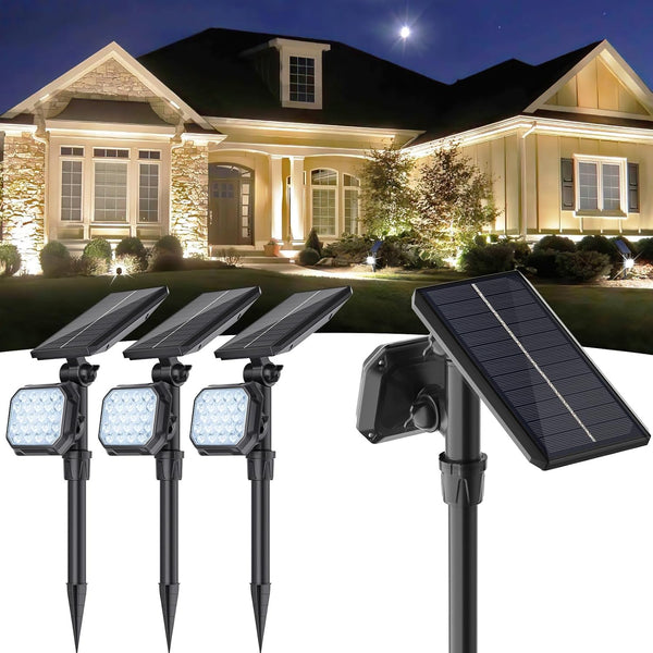 4 Pack Solar Powered Landscape Solar Spot Lights  Decorative lights Cool White (PVSL-1316CW-4P)