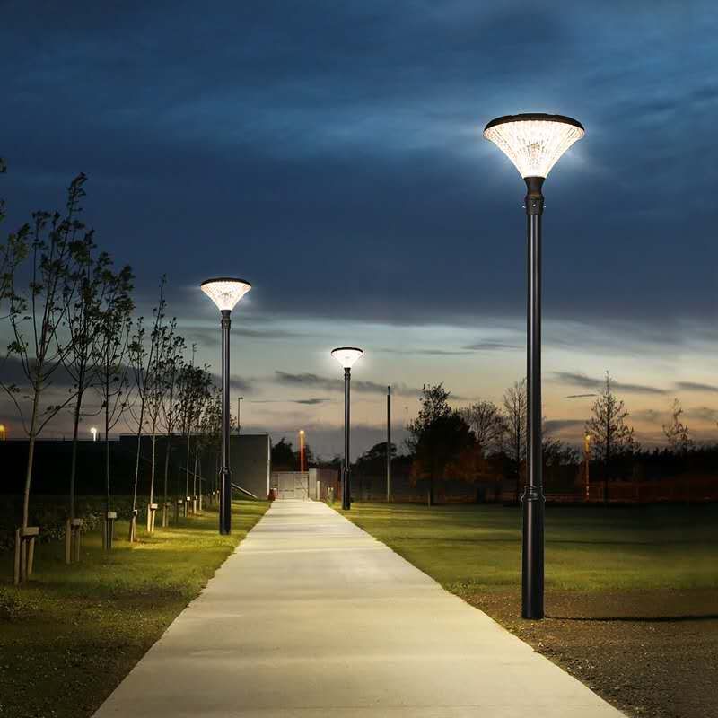 Super Power Solar Outdoor Post Light Garden Courtyard Landscape Decora ...