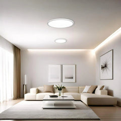 28W Ultra-thin Tri-colour Flush Round Ceiling Slim LED Light  IP54 3CCT & Dimmable(PVCL-2801T)