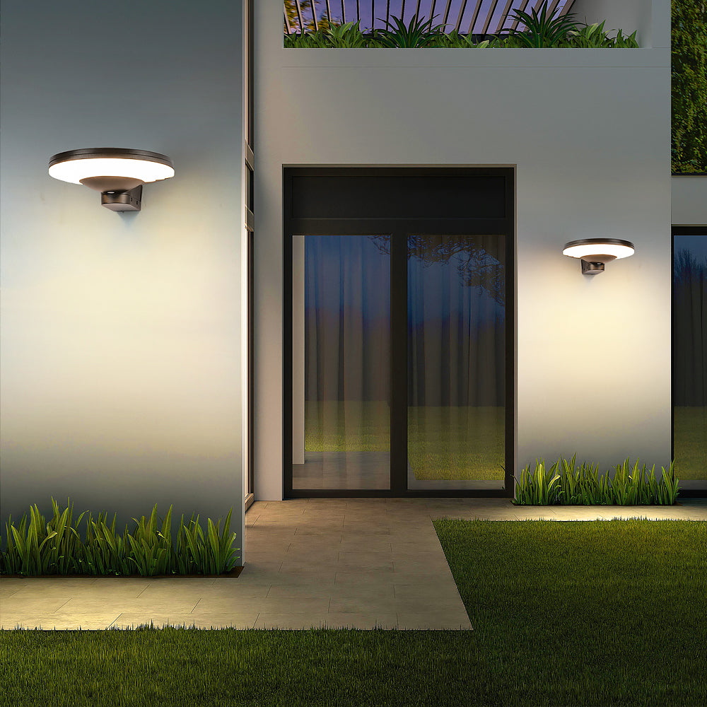 Modern Design Waterproof Garden Lamp Outdoor Solar Wall Light (PRSL-W1008)