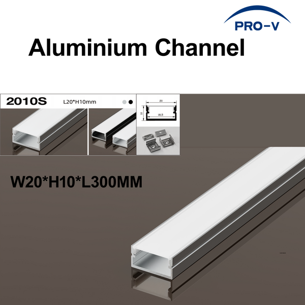 2010S Aluminium U Stype  Profile -PVT-2010S (Local pick up Only)