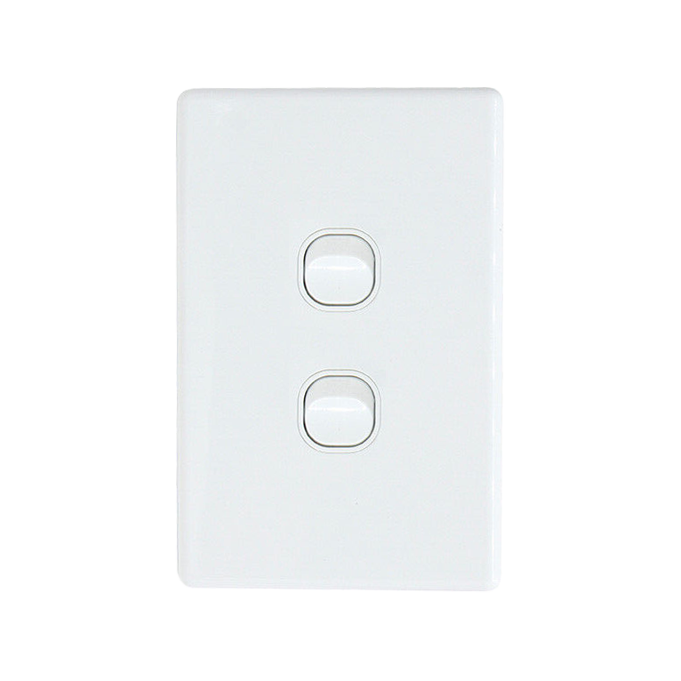 2 Gang 2Way Wall Light Switch 10A/16A 250V