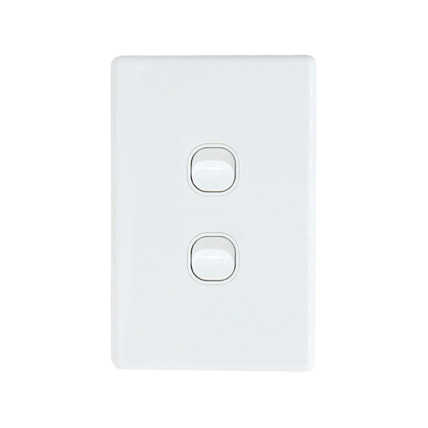 2 Gang 2Way Wall Light Switch 10A/16A 250V