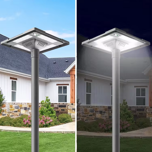 High Lumen Sensor Solar Garden Light Modern  Decorative Landscape Lighting Pole Solar Light Garden Lamp 300W