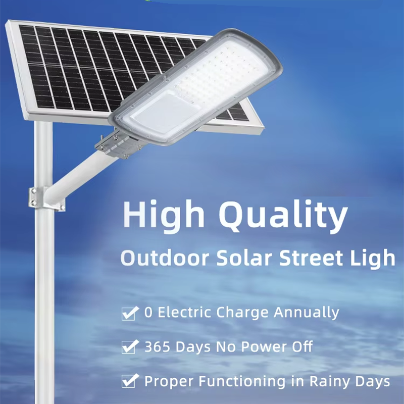 300W Powerful Led Solar Street Light Waterproof Remote Control All In 1 Solar Light