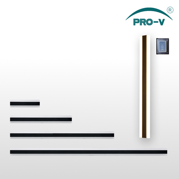 8w,16w,24w,36w/300,600,1000,1500mm Outdoor IP65 CCT  Aluminium Wall Light