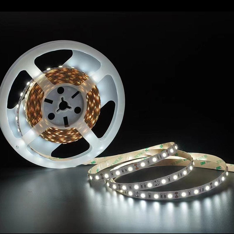 5M 12V LED Strip Light 10W/M & 188 LEDs /M 6000K Cool White