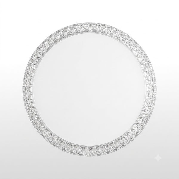24W/36W /48W Tri-Colour LED Crystal Galaxy Effect Oyster Ceiling Light (PVCL-308)