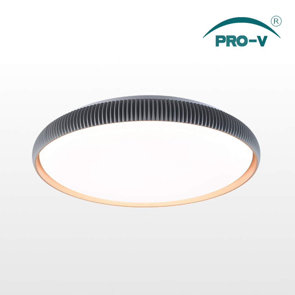 36W Modern Luxury Ceiling Light CCT Changeable In Black (PVCL-3611B)