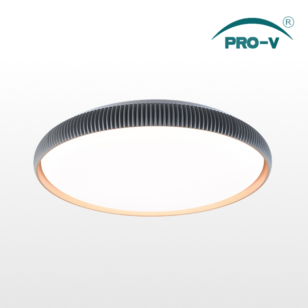 36W Modern Luxury Ceiling Light CCT Changeable In Black (PVCL-3611B)