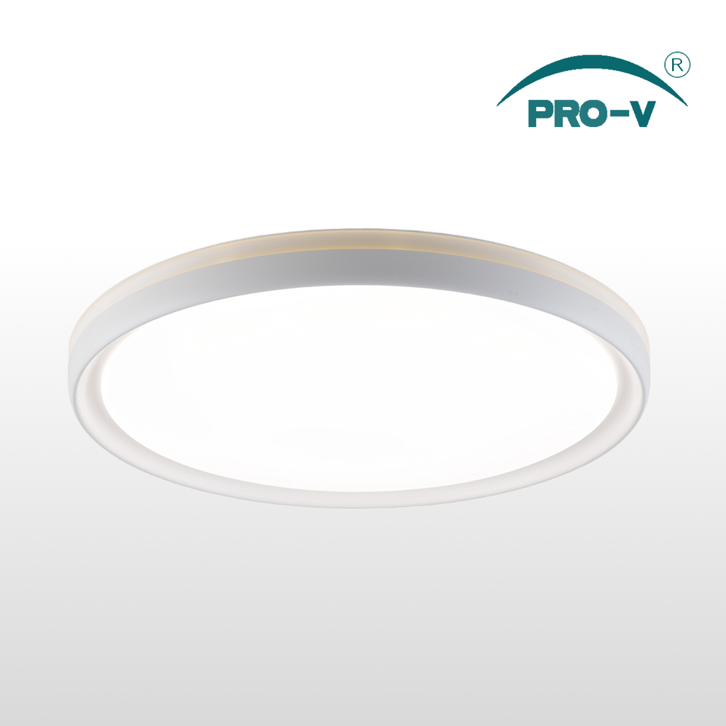 36W Modern Luxury Ceiling Light CCT Changeable In  White (PVCL-3612)