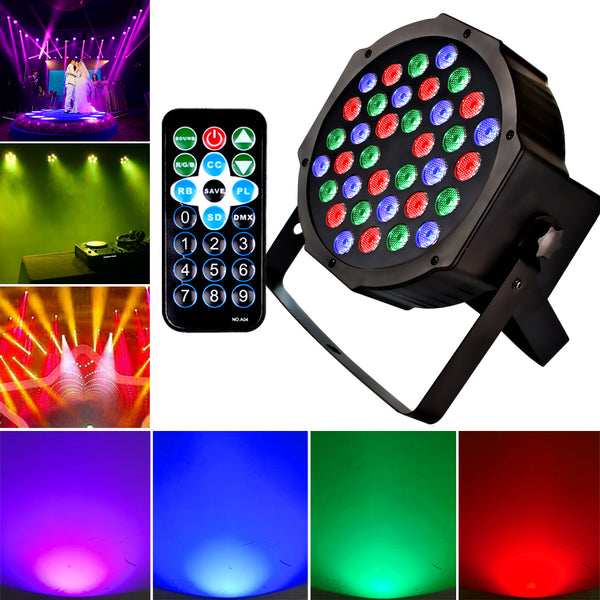 36 LED RGB Stage Par Light DMX DJ Concert Party Show Light (PVPL-036P)