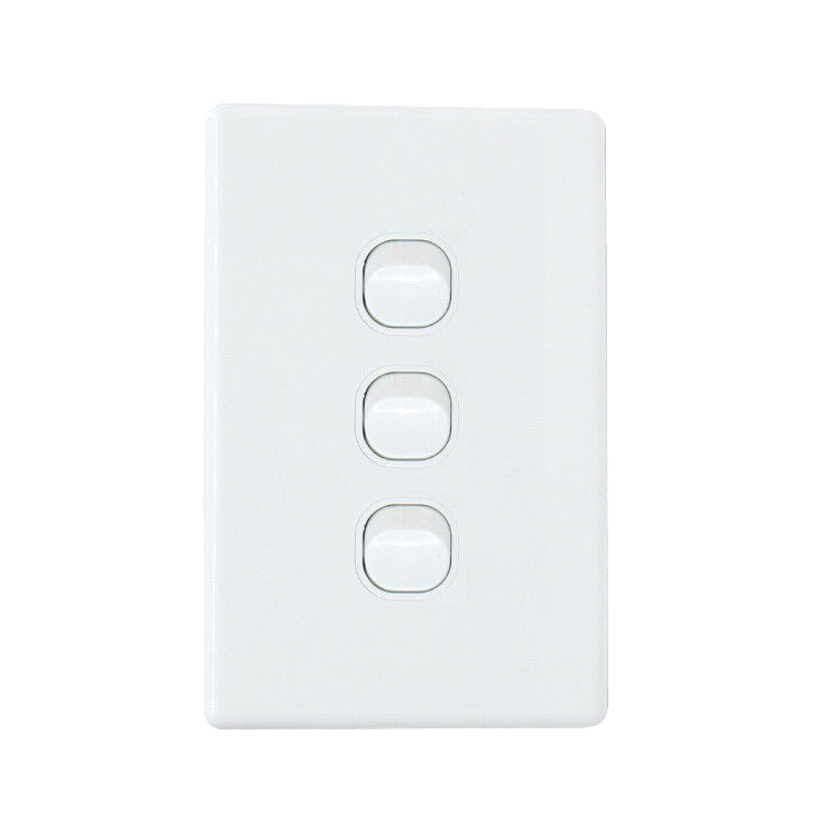 3 Gang 2Way Electrical Wall Light Switch 10A/16A 250V