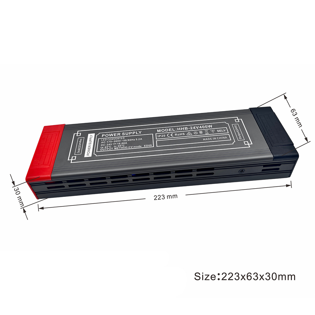 400W 24V A LED Driver IP55  Power Supply For Strip lightPVSD-BL-400-24