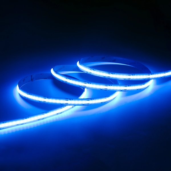 24V 480D COB Strip Light  Blue IP20  (5m Roll)