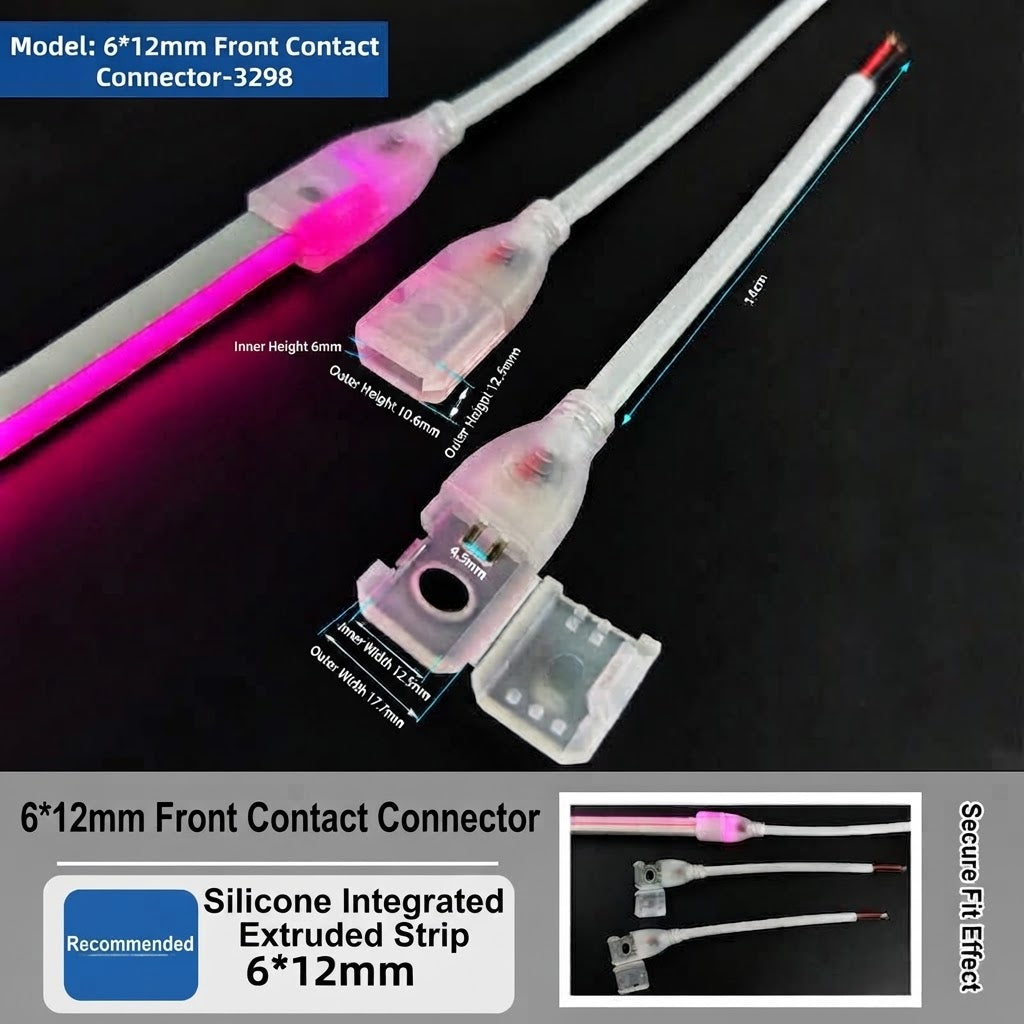 Solderness Quick Connector For 6*12mm Neon Light