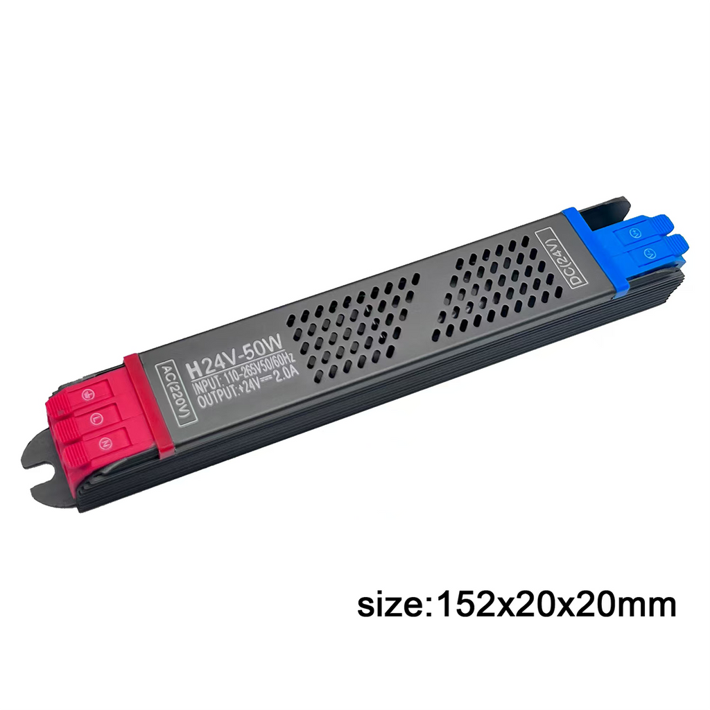 50W Super Thin 24V 2.1A LED Driver IP20 Power Supply For Strip light PVSD-HL-50-24