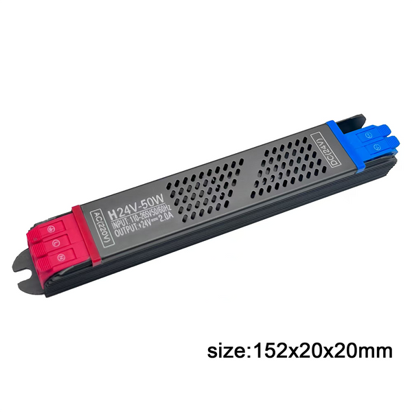 50W Super Thin 24V 2.1A LED Driver IP20 Power Supply For Strip light PVSD-HL-50-24