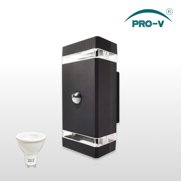 Sensor  Modern Outdoor IP65 LED Up & Down Wall Pillar Exterior Light(PVWL-51-SEN)