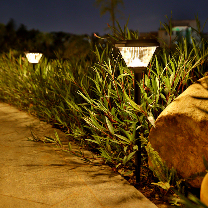 Solar Bollard Light Outdoor Waterproof LED Solar Garden Landscape Lawn Light 2 Color in 1 (PVSL-G0406)