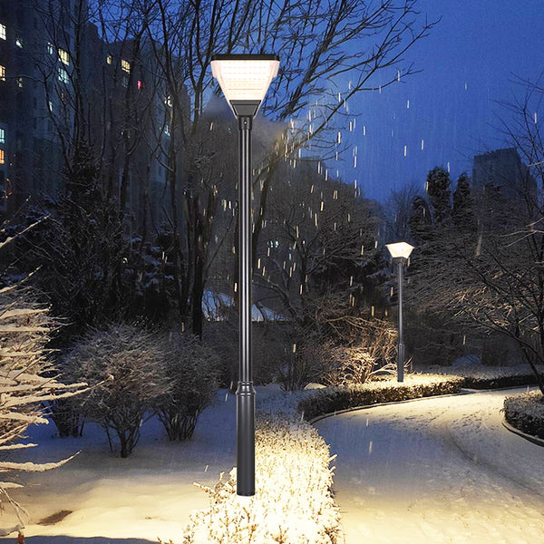Solar Outdoor Garden Courtyard High Mast Light Pole Lamp Cool white/Warm white Optional(PVSL-2002)