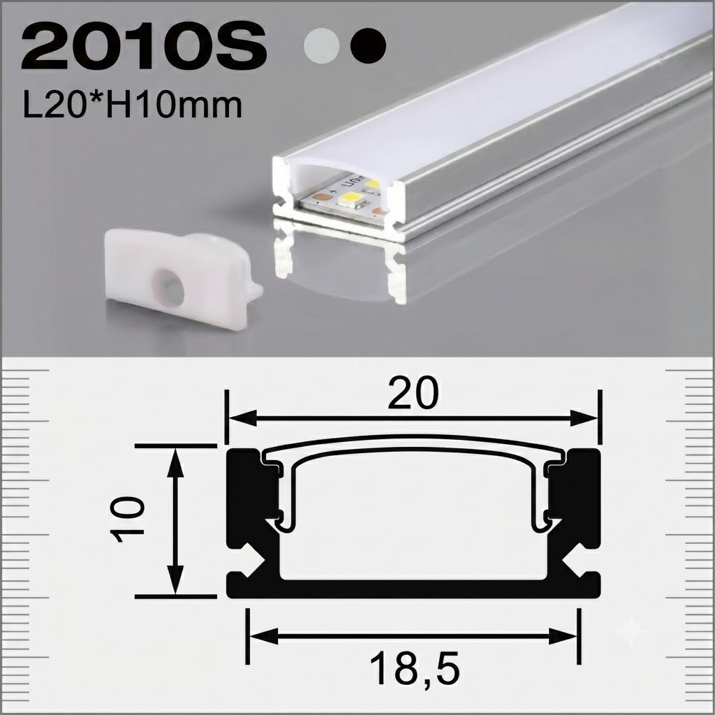 2010S Aluminium U Stype  Profile -PVT-2010S (Local pick up Only)