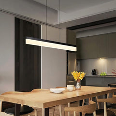 1.8m  72W Modern LED Linear Pendant Light 3CCT  Dimable in Black
