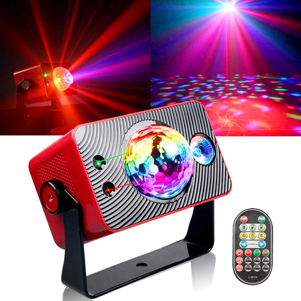 Chargeable Laser&Par Light &Maigic Ball 3 IN 1  DJ Stage Party Disco Show Camping Light(PVST-M128)
