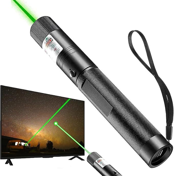 Long Range Green Laser Pointer Beam with USB Charging, Meeting Pointer,Toys for  Dogs Cats