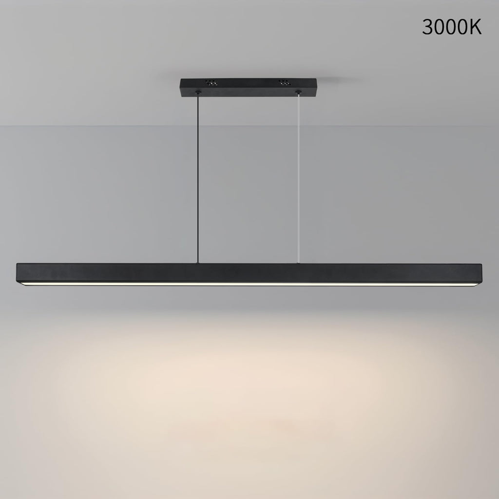 1.8m LED Linear Pendant Light 3CCT Dimable in Black  (PVPD-9002-180G)