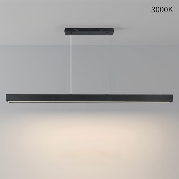 1.8m LED Linear Pendant Light 3CCT Dimable in Black  (PVPD-9002-180G)