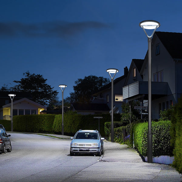 Decorative Landscape IP65 Waterproof Solar Outdoor Pole Garden Courtyard High Mast Light Pole Lamp(PVSL-2705)