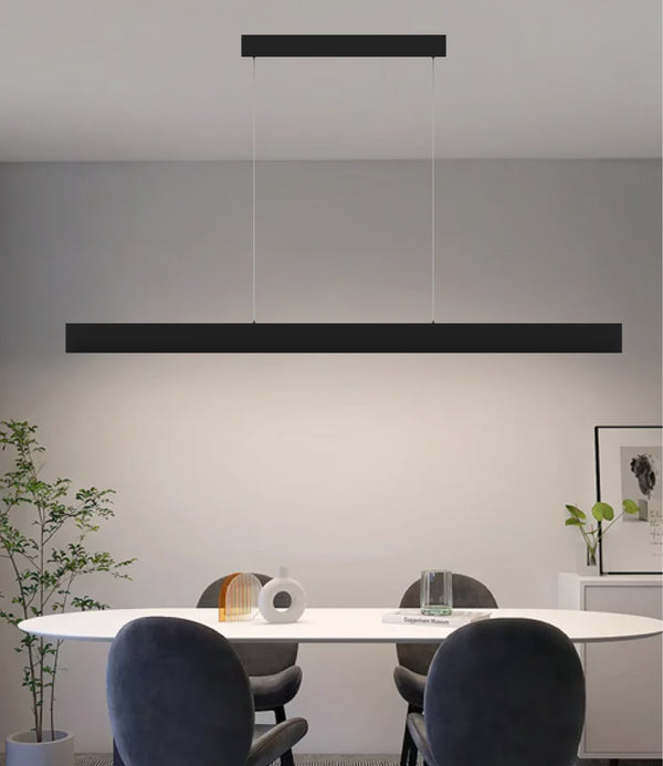 1.5m LED Adjustable Up/Down Pendant Light 3CCT Dimable in Black