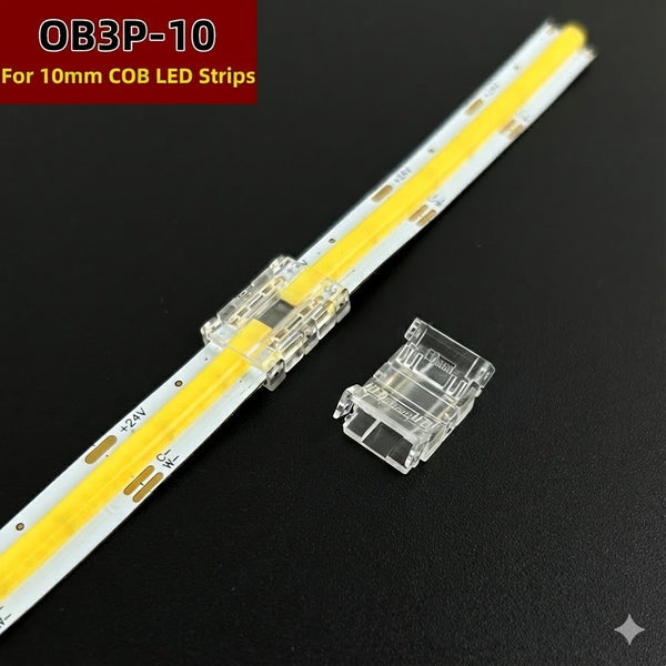 10mm Width 3Pin  RGBIC COB Strip Light " I "Connector (light-light)