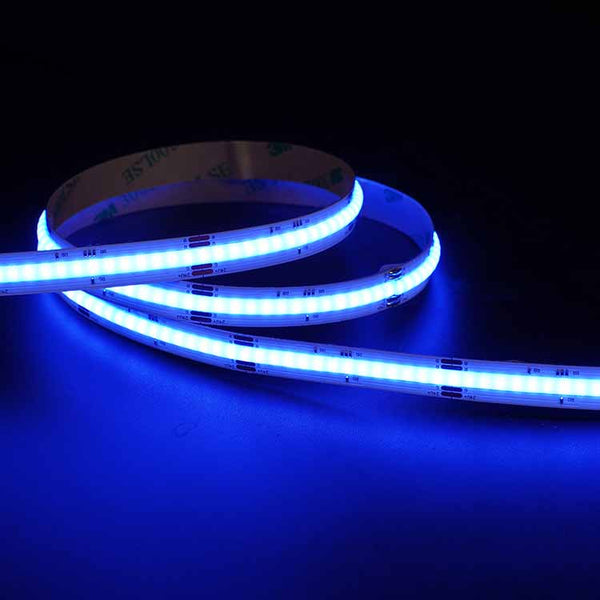 24V 480D COB Strip Light  Blue IP20  (5m Roll)