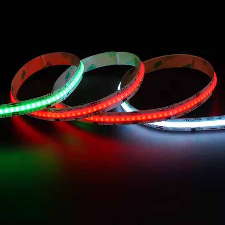 24V RGBW IC 420D COB  Digital Magic Strip Light IP20 (10m Roll)