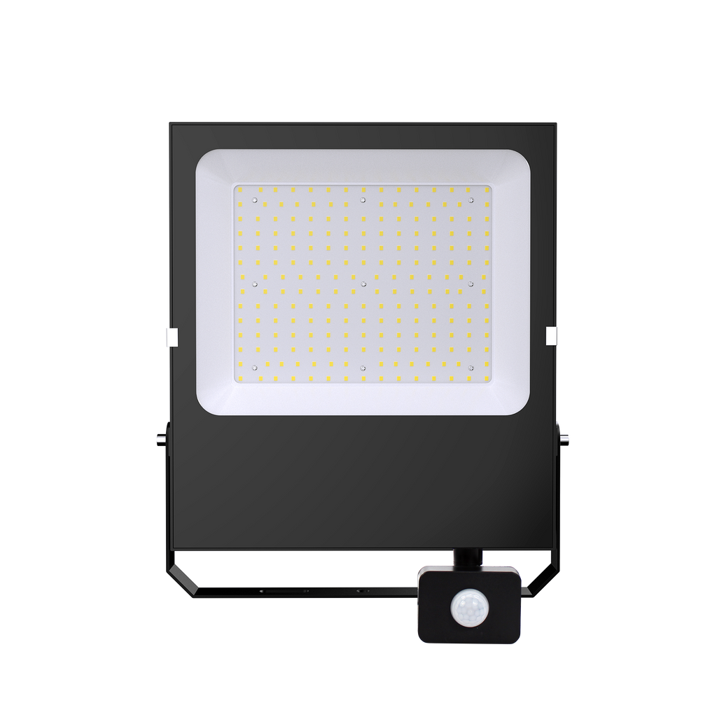 200W PIR Sensor  LED Flood Light IP65 Outdoor Security Floodlight With 1M Cable & Au Plug  (PVFL-GN200-SEN)