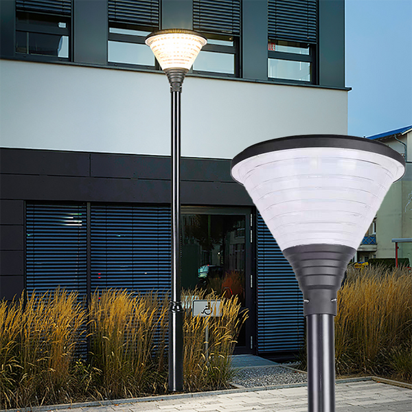 Decorative Landscape IP65 Waterproof Solar Outdoor Pole Garden Courtyard High Mast Light Pole Lamp(PVSL-2001)