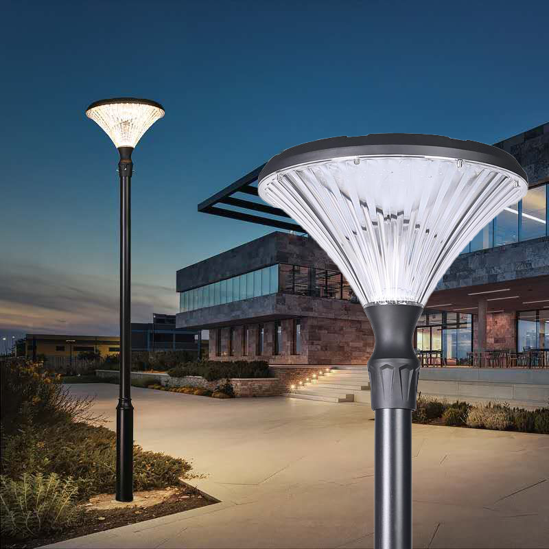 Super Power Solar Outdoor Post Light Garden Courtyard Landscape Decora ...