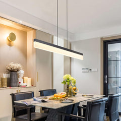 1.8m  72W Modern LED Linear Pendant Light 3CCT  Dimable in Black