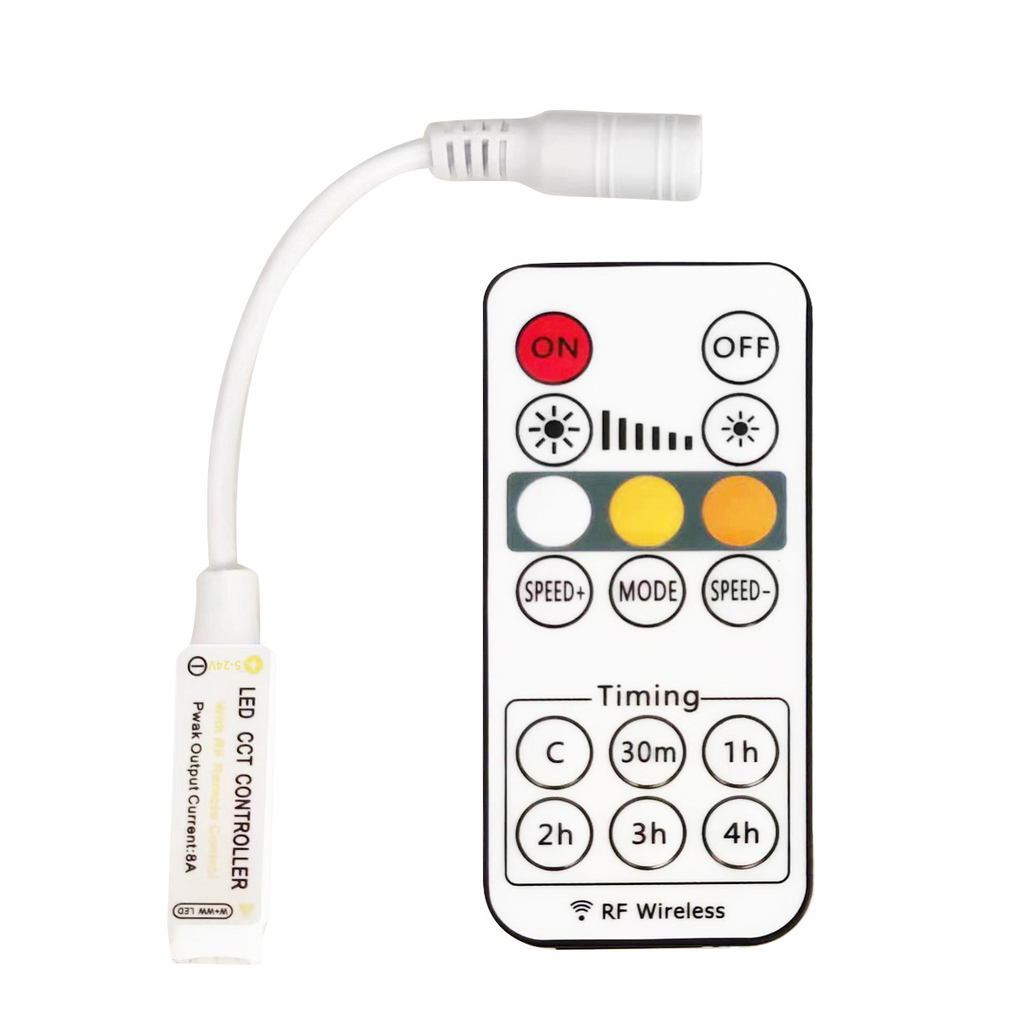 16 Keys RF Wirless CCT LED Strip Light  Remote Controller  DC 5-24V