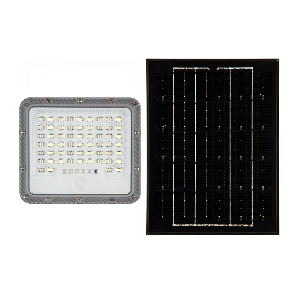 50W Sensor Solar Flood Light IP65 Aluminum Floodlight (PVSL-12E-50-SEN)