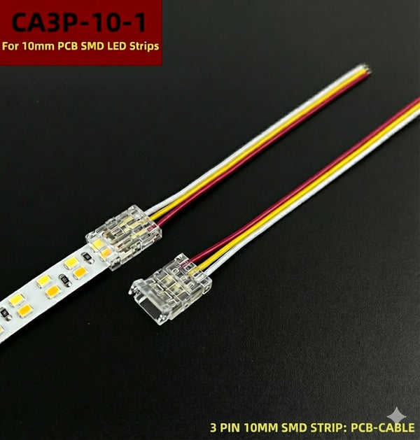 10mm Width 3Pin RGBIC SMD Strip Light " I "Connector (light-cable)