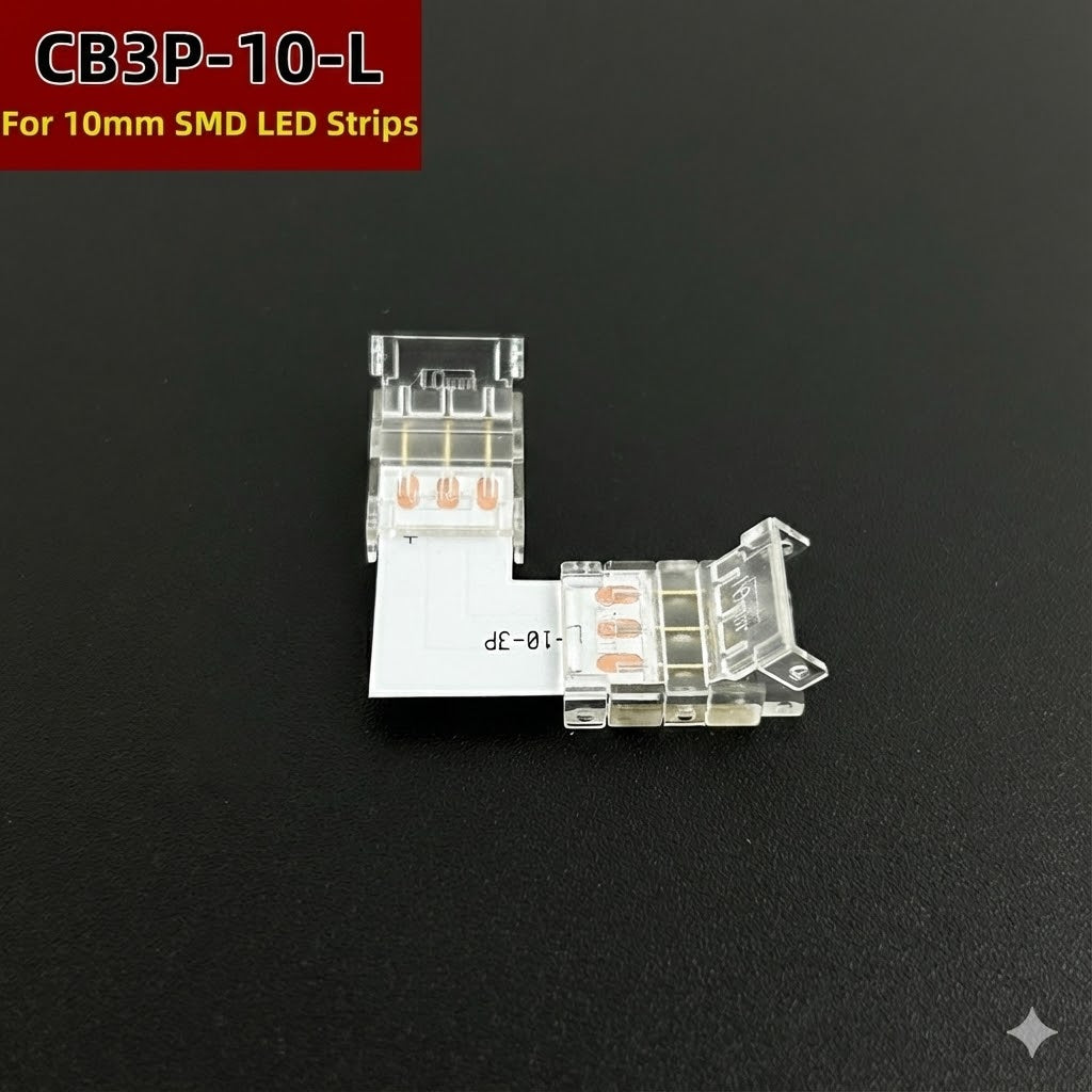 10mm Width 3Pin RGBIC SMD Strip Light " L "Connector (light-light)